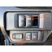 Load image into Gallery viewer, Small Style Toyota OEM Style "BUMPER LIGHT BAR" Switch - Cali Raised LED