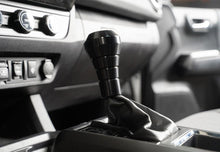 Load image into Gallery viewer, Toyota Shift Knob 07-21 Tundra 05-Present Tacoma 03-Present 4Runner Anodized Aluminum Gloss Black Cali Raised LED