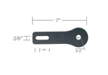 Load image into Gallery viewer, Ditch Light Bracket Extensions Black Semi Gloss Powdercoat Cali Raised LED