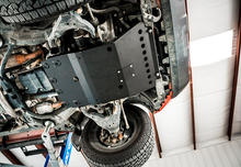 Load image into Gallery viewer, 2016-Present Toyota Tacoma Complete Skid Plate Collection - Aluminum Raw Cali Raised LED