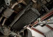 Load image into Gallery viewer, 2005-2022 DCSB and AC Toyota Tacoma Fuel Tank Skid Plate Aluminum Raw Cali Raised LED