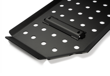 Load image into Gallery viewer, 2005-2022 DCSB and AC Toyota Tacoma Fuel Tank Skid Plate Aluminum Raw Cali Raised LED