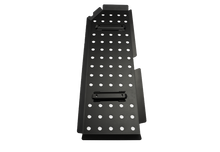 Load image into Gallery viewer, 2005-2022 DCSB and AC Toyota Tacoma Fuel Tank Skid Plate Aluminum Powercoat Black Cali Raised LED