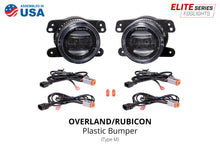 Load image into Gallery viewer, Elite Series Fog Lamps for 2020-2022 Jeep JT Gladiator Rubicon w/ Steel Bumper Pair Yellow 3000K Diode Dynamics