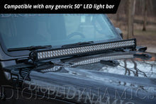 Load image into Gallery viewer, SS50 Hood LED Light Bar Kit for 2018-2021 Jeep JL Wrangler/Gladiator, Amber Combo - TRD☆REPUBLIC