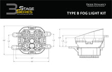 Load image into Gallery viewer, SS3 LED Fog Light Kit for 2010-2019 Toyota 4Runner White SAE/DOT Driving Sport Diode Dynamics - TRD☆REPUBLIC