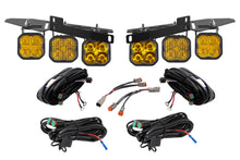 Load image into Gallery viewer, SS3 LED Fog Light Kit for 2017-2020 Ford Raptor Yellow Pro Diode Dynamics