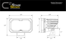Load image into Gallery viewer, Stage Series 2 Inch LED Pod, Pro Yellow Driving Standard ABL Pair - TRD☆REPUBLIC