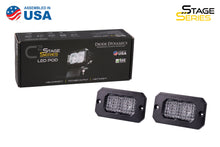 Load image into Gallery viewer, Stage Series 2 Inch LED Pod, Pro White Fog Flush WBL Pair - TRD☆REPUBLIC