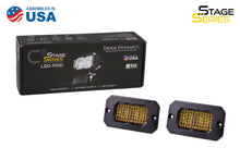 Load image into Gallery viewer, Stage Series 2 Inch LED Pod, Pro Yellow Fog Flush ABL Pair - TRD☆REPUBLIC