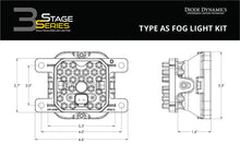Load image into Gallery viewer, SS3 LED Fog Light Kit for 2021 Ford Bronco (w/ Standard Bumper), White SAE Fog Max Diode Dynamics