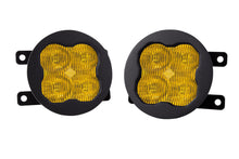 Load image into Gallery viewer, SS3 LED Fog Light Kit for 2013-2017 Subaru BRZ Yellow SAE Fog Sport w/ Backlight Diode Dynamics
