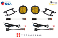 Load image into Gallery viewer, SS3 LED Fog Light Kit for 2013-2017 Subaru BRZ Yellow SAE Fog Sport w/ Backlight Diode Dynamics