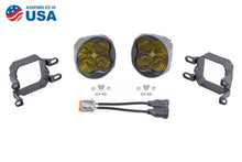 Load image into Gallery viewer, SS3 LED Fog Light Kit for 2016-2021 Toyota Tacoma Yellow SAE Fog Max w/ Backlight Diode Dynamics - TRD☆REPUBLIC