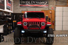 Load image into Gallery viewer, SS3 LED Fog Light Kit for 2020-2021 Jeep Gladiator White SAE Fog Pro w/ Backlight Type M Bracket Kit Diode Dynamics