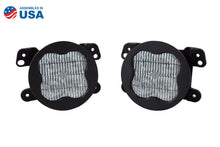 Load image into Gallery viewer, SS3 LED Fog Light Kit for 2020-2021 Jeep Gladiator White SAE Fog Max w/ Backlight Type M Bracket Kit Diode Dynamics