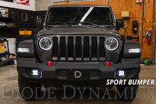 Load image into Gallery viewer, SS3 LED Fog Light Kit for 2018-2021 Jeep JL Wrangler Yellow SAE Fog Pro w/ Backlight Type MR Bracket Kit Diode Dynamics