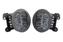 Load image into Gallery viewer, SS3 LED Fog Light Kit for 2007-2018 Jeep JK Wrangler White SAE Fog Max w/ Backlight Type MR Bracket Kit Diode Dynamics