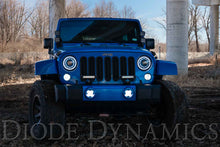 Load image into Gallery viewer, SS3 LED Fog Light Kit for 2007-2018 Jeep JK Wrangler White SAE Fog Max w/ Backlight Type MR Bracket Kit Diode Dynamics
