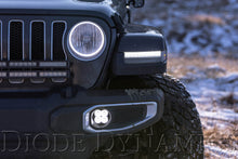 Load image into Gallery viewer, SS3 LED Fog Light Kit for 2018-2021 Jeep JL Wrangler White SAE/DOT Driving Sport w/ Backlight Type MS Bracket Kit Diode Dynamics