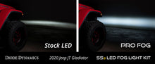 Load image into Gallery viewer, SS3 LED Fog Light Kit for 2018-2021 Jeep JL Wrangler White SAE/DOT Driving Sport w/ Backlight Type MS Bracket Kit Diode Dynamics