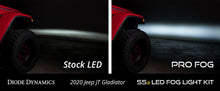 Load image into Gallery viewer, SS3 LED Fog Light Kit for 2018-2021 Jeep JL Wrangler White SAE Fog Max w/ Backlight Type MS Bracket Kit Diode Dynamics