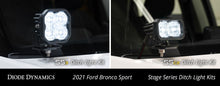 Load image into Gallery viewer, Stage Series 2in LED Ditch Light Kit for 2021 Ford Bronco Sport, Pro Yellow Combo Diode Dynamics