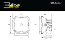 Load image into Gallery viewer, SS3 LED Ditch Light Kit for 2021 Ford Bronco, Sport White Combo Diode Dynamics