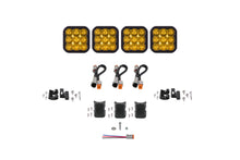 Load image into Gallery viewer, SS5 Pro Universal CrossLink 4-Pod Lightbar Yellow Driving Diode Dynamics - TRD☆REPUBLIC