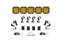Load image into Gallery viewer, SS5 Pro Universal CrossLink 5-Pod Lightbar Yellow Driving Diode Dynamics - TRD☆REPUBLIC