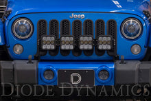 Load image into Gallery viewer, Jeep JK SS5 4-Pod CrossLink Grille Lightbar Kit Pro White Combo Diode Dynamics