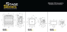 Load image into Gallery viewer, Stage Series Ditch Light Kit for 2022 Toyota Tundra C2 Pro Diode Dymanics Yellow Combo Diode Dymanics