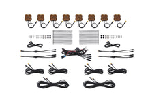 Load image into Gallery viewer, Stage Series Single-Color LED Rock Light Amber M8 (8-pack) Diode Dynamics
