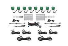 Load image into Gallery viewer, Stage Series Single-Color LED Rock Light Green M8 (8-pack) Diode Dynamics