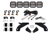 Load image into Gallery viewer, SS5 Grille CrossLink Lightbar Kit for 2017-2020 Ford Raptor Sport White Combo Diode Dynamics