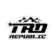 Load image into Gallery viewer, Black and White TRD Republic Sticker - TRD☆REPUBLIC