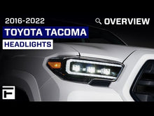 Load and play video in Gallery viewer, 2016-2022 Toyota Tacoma Sequential LED Projector Headlights Pair Form Lighting