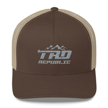 Load image into Gallery viewer, TRD REPUBLIC Gray Trucker Cap - TRD☆REPUBLIC
