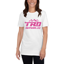 Load image into Gallery viewer, Pink TRD Republic Short-Sleeve Unisex T-Shirt - TRD☆REPUBLIC