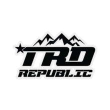 Load image into Gallery viewer, Black TRD Republic Sticker - TRD☆REPUBLIC 
