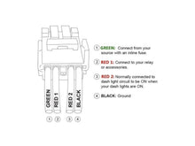 Load image into Gallery viewer, Wiring Diagram - Toyota OEM style backup lights switch - Cali Raised LED
