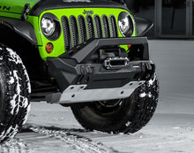 Load image into Gallery viewer, Jeep Stubby Front Bumper Aluminum For 18-22 Wrangler JL 20-22 Gladiator JT 07-18 Wrangler JK RIVAL 4x4
