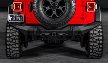 Load image into Gallery viewer, Jeep Wrangler Full-Width Rear Bumper Aluminum For 18-22 Jeep Wrangler JL RIVAL 4x4
