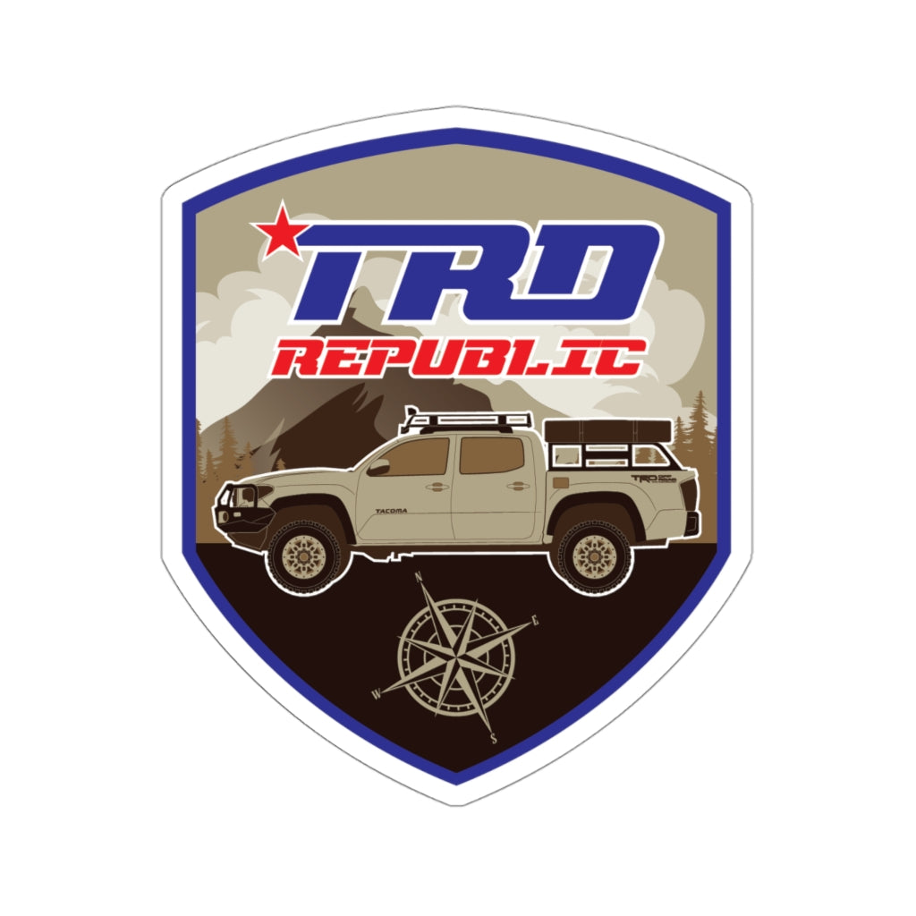 TRD Republic Explorer Sticker - TRD☆REPUBLIC 