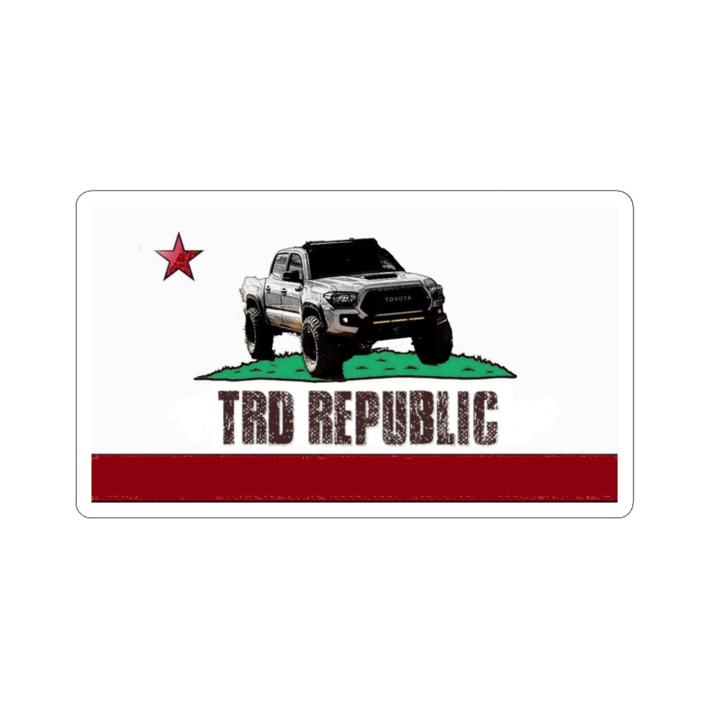 TRD Republic Cali Sticker - TRD☆REPUBLIC 