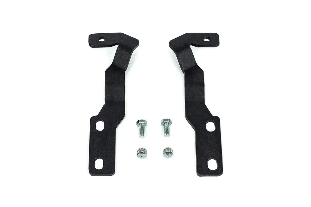 16-21 Tacoma Low Profile Ditch Light Mounting Brackets Cali Raised LED