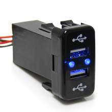 Load image into Gallery viewer, Toyota USB Outlet For OEM Opening on Vehicle Cali Raised LED
