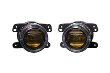 Load image into Gallery viewer, Elite Series Fog Lamps for 2018-2022 Jeep JL Wrangler Sahara/Rubicon w/ Plastic Bumper Pair Yellow 3000K Diode Dynamics
