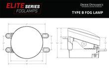 Load image into Gallery viewer, Elite Series Fog Lamps for 2014-2022 Toyota 4Runner Pair Cool White 6000K Diode Dynamics
