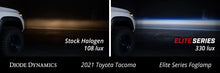 Load image into Gallery viewer, Elite Series Fog Lamps for 2013-2021 Toyota Tacoma Pair Cool White 6000K Diode Dynamics
